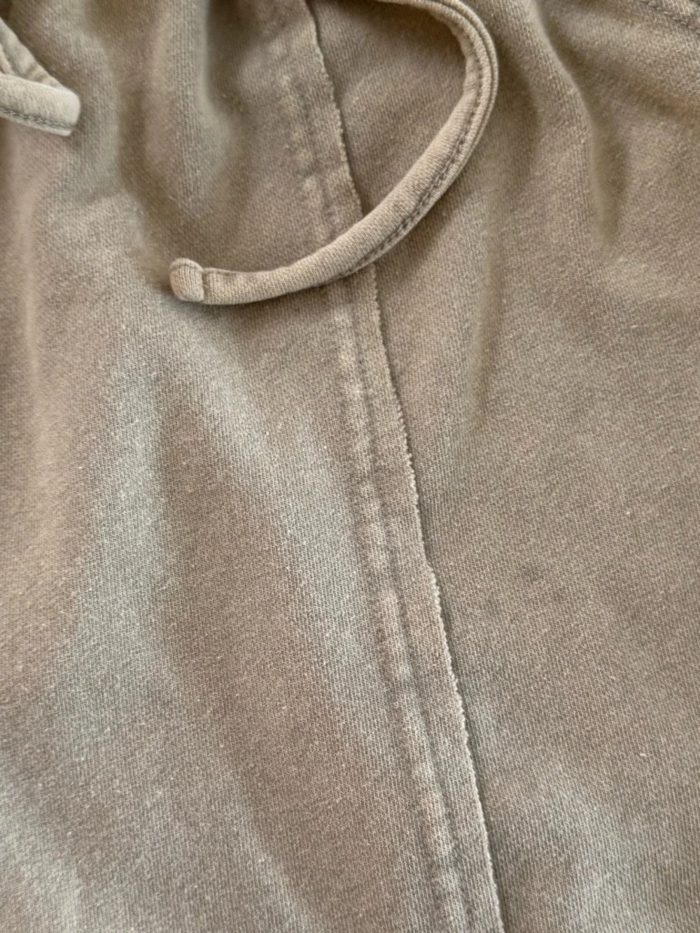 Easel Faded Flower Patch Mineral Washed Terry Knit Pants - Olive - Size Medium - Picture 5 of 8